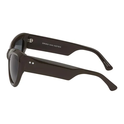 DRIES VAN NOTEN Ацетат Кошачий глаз Солнцезащитные очки Женские Черный