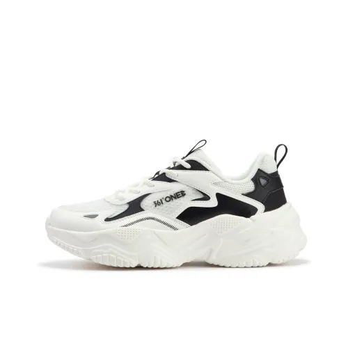 361° Ode MONO Пряжа Edition Противоскользящий Устойчивый к истиранию Дышащий Низкий Топ Casual Женские Белый Черный