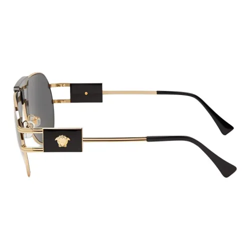 VERSACE Aviator Солнцезащитные очки Мужские Золотые