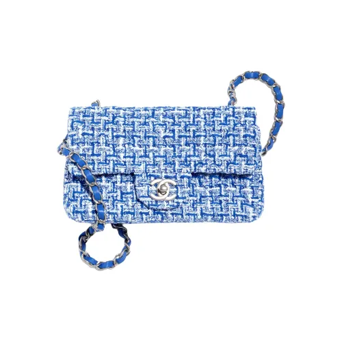 CHANEL Хлопок Фетр Сумка с клапаном Сумка через плечо Мини Женская