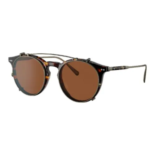 Oliver Peoples Aviator Солнцезащитные очки Мужские Черепаховый