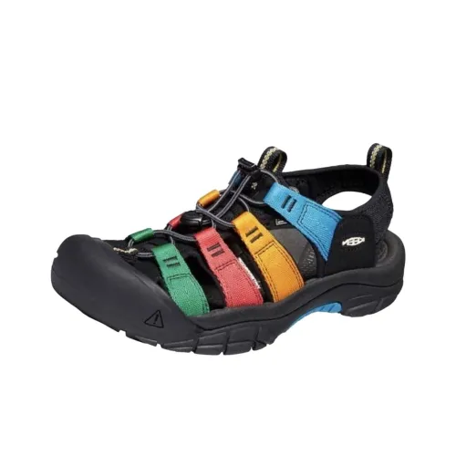 Keen Newport H2 Обувь для горных походов Черный/Синий/Апельсин/Зеленый Унисекс