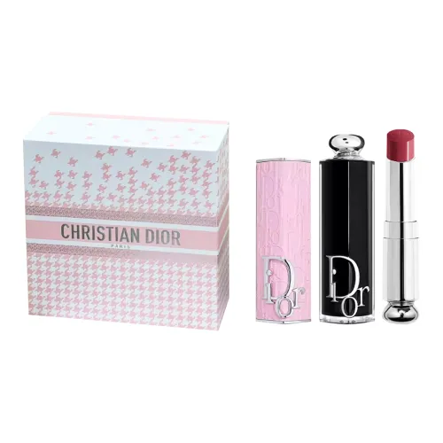 DIOR Enchanting Розовый Принт Помада Подарочная коробка Глянцевый Легко Смешивается Длинно Твоящаяся Питательная 3,2г