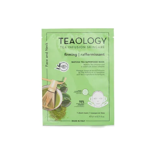 TEAOLOGY TEA INFUSION SKINCARE Матча Супер Food Маски для лица Укрепляющие Увлажняющие Антиоксидантные 21 мл