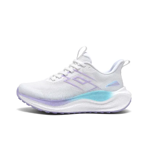 LOTTO Slip-resistant Abrasion-resistant Low Top Беговые кроссовки Женские Светло-фиолетовый