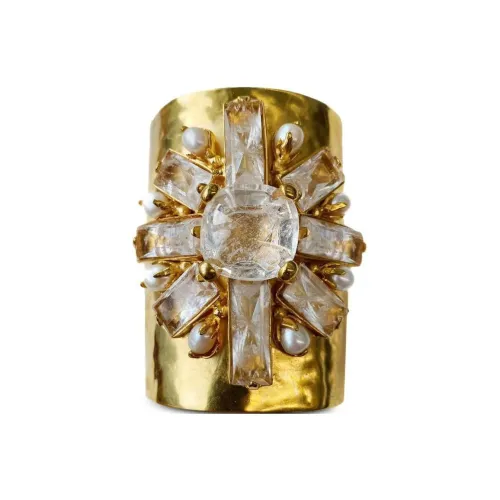 Goossens Латунь Кристалл Браслеты Женские Золото