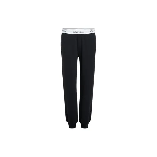 CALVIN KLEIN JOGGER Пижамные штаны Европейская версия Женские Черные