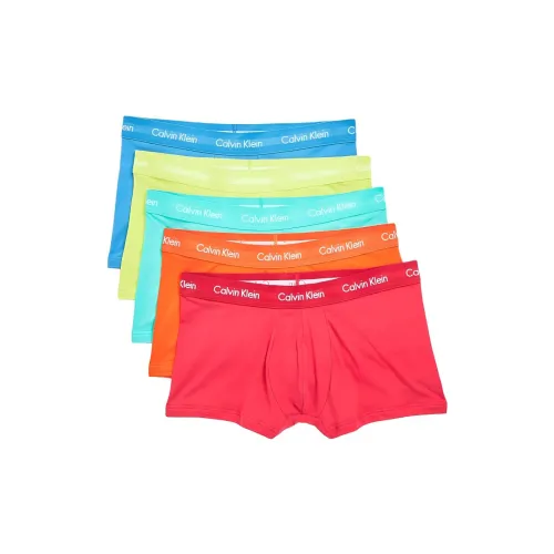 CK Calvin Klein LOW Step Шов Основная часть 5PK Трусы Европейская версия Мужской 5 пар