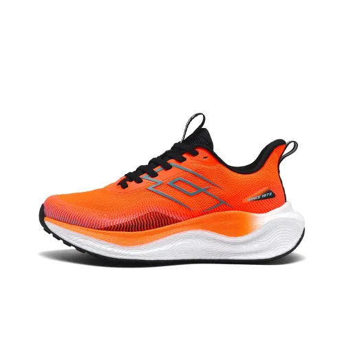 LOTTO Slip-resistant Abrasion-resistant Low-top Беговые кроссовки Женские Fresh Orange