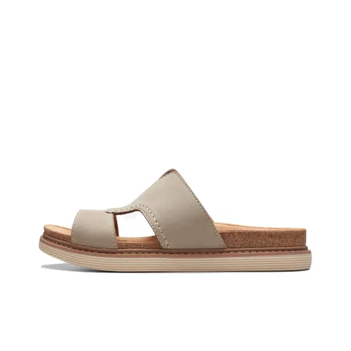 Clarks Слипоны Каменный цвет Женские