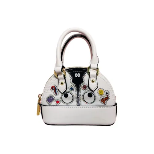 EYE THEME ПУ (полиуретан) с кожаными вставками ручная сумка сумка через плечо мини женская белая