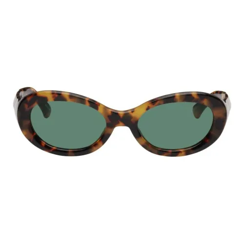 DRIES VAN NOTEN Ацетат OVAL SUNGLASSES Женские Черепаховый