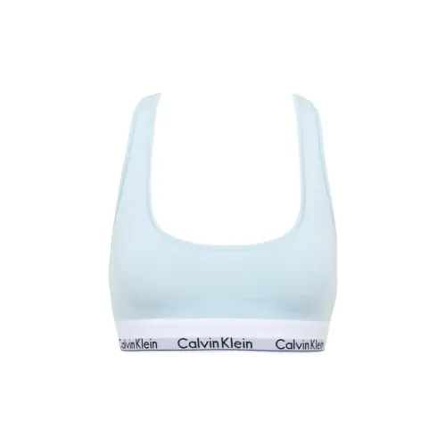 Calvin Klein Без подкладки Бюстгальтер Бралетт Европейская версия Женский Синий