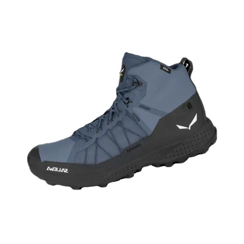 SALEWA PEDROC Pro POWERTEX Противоскользящий Устойчивый к истиранию MID Топ Походная обувь Мужская Синий Черный