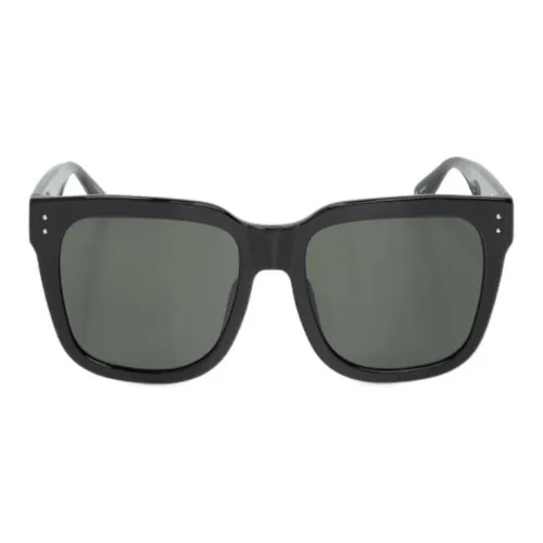 Linda Farrow Металл Нерегулярная форма Солнцезащитные очки Женские Черный