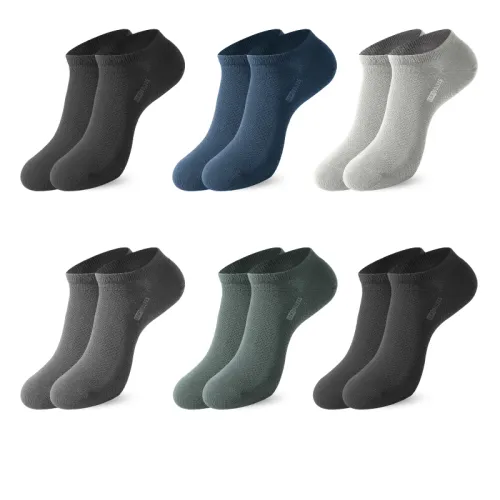 SEPTWOLVES Низкие носки Мужские 6 пар Подарочный набор в коробке + Сумка для покупок