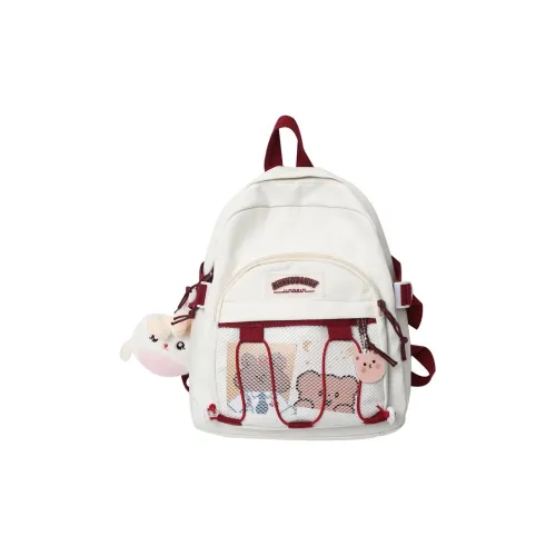 Barang Bear Нейлон Рюкзак Стандартный Унисекс Белый Красный Белый Синий Черный Розовый Синий