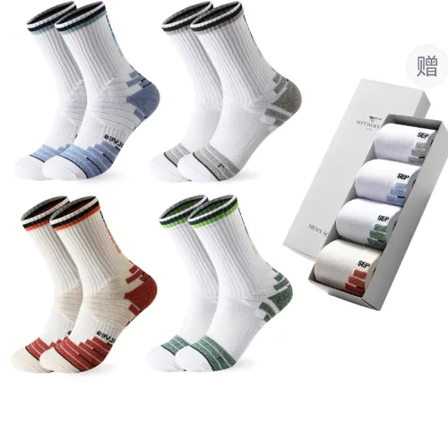 SEPTWOLVES Носки Crew Мужские упаковка из 5 пар набор в подарочной коробке