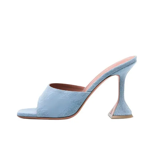 AMINA MUADDI Слипоны 7,5 см Женские Синие