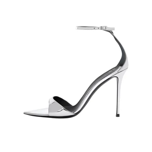 Giuseppe Zanotti GZ Intriigo One Ремешок Сандалии 10,5 см Женские Серебряные