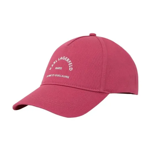 Karl Lagerfeld Переработанный хлопок Кепки Унисекс Розовый