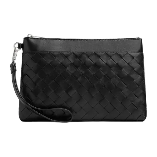 Bottega Veneta Телячья кожа Клатч Мужской Черный