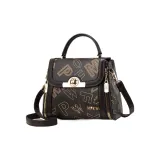 Кофейный, заглавные буквы, сумка для покупок