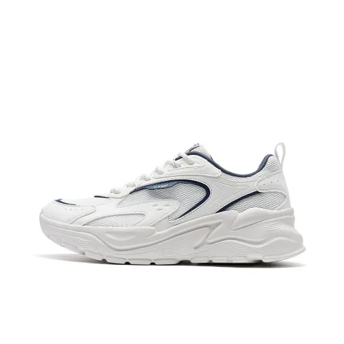 XTEP Nomadic Легкий Низкий Топ Casual Мужской Парус Белый Чернильный Зеленый Синий