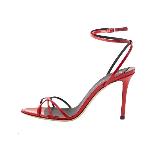 GIUSEPPE ZANOTTI one Ремень Сандалии Красный Женские