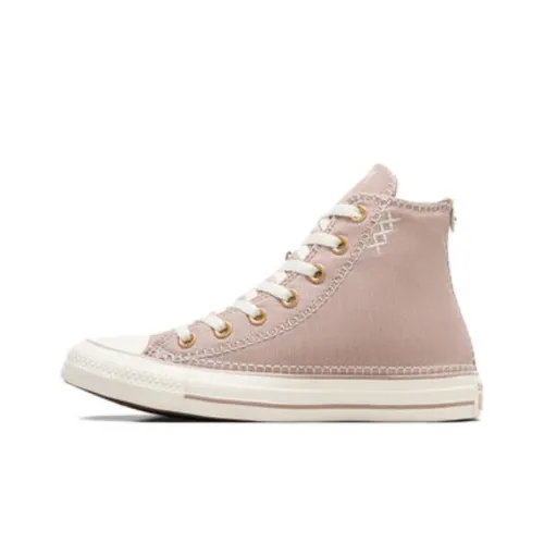 Converse Chuck Taylor All Star Износостойкий и Легкий Высокий Топ Кеды Женские Розовые Белые