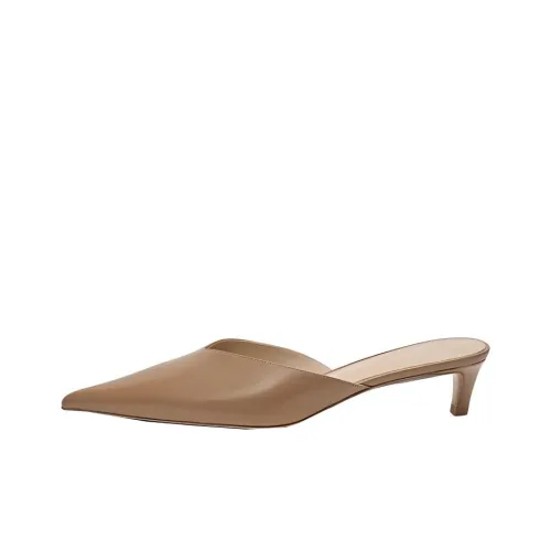 12 STOREEZ Домашние тапочки 4CM Женские Бежевый