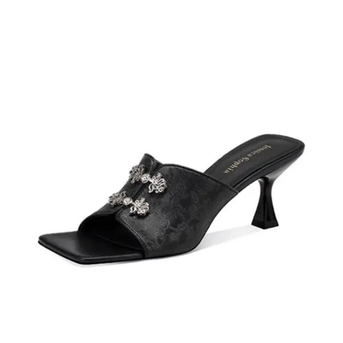 JESSICA SOPHIA Резиновая подошва противоскользящие устойчивые к истиранию слипоны женские