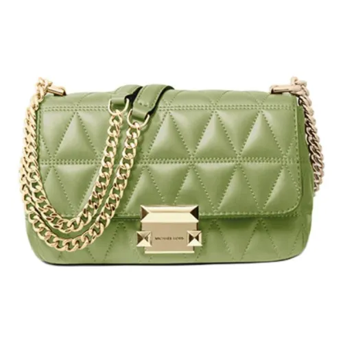MICHAEL KORS Sloan Овчина Сумка через плечо Маленькая Женская Фруктовый зеленый