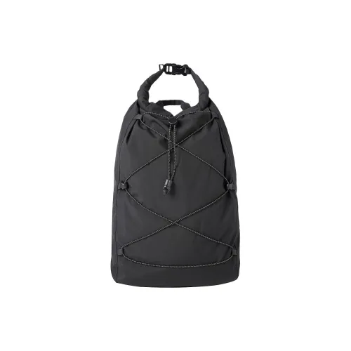 MUJI Полиэстер Рюкзак Стандартный Унисекс Черный