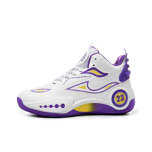 Prince McQueen Амортизирующие противоскользящие покрытые высокие баскетбольные кроссовки для мужчин