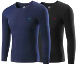 2-компонентный топ (темно-синий + черный) из хлопка, безопасный для кожи, с антибактериальным эффектом 3A