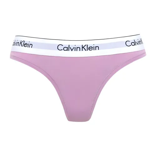 CK Calvin Klein Стринги Нижнее белье Женское 1 упаковка Кожа Розовая