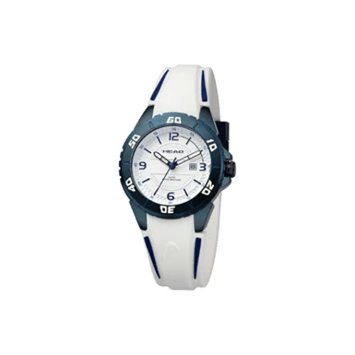HEAD Vancouver Collection Кварцевые Мужские Наручные Часы Силиконовый Ремешок 36 мм Белый Циферблат