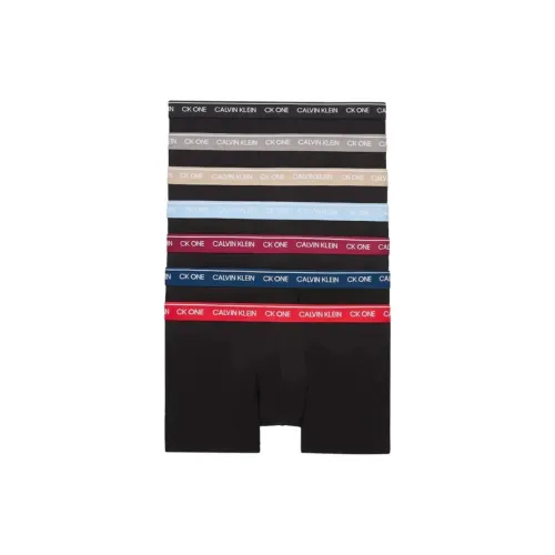 CK Calvin Klein Основная часть 7PK Трусы Европейская версия Мужской 7 шт Черный