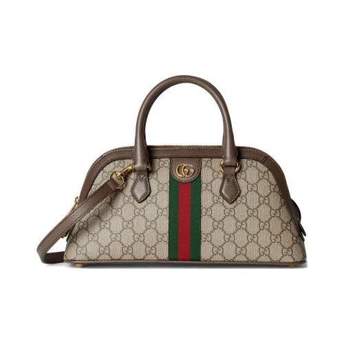 GUCCI Canvas с кожаными вставками обметка холщовая сумка сумка через плечо маленькая сумка бежевый и эбеновый