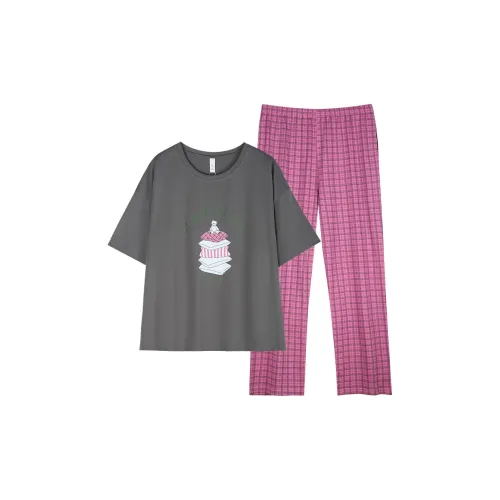 Xuan Liang Pajama Комплект Женский Париж Серый