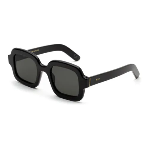 Retrosuperfuture Квадратные Солнцезащитные Очки Мужские Черные