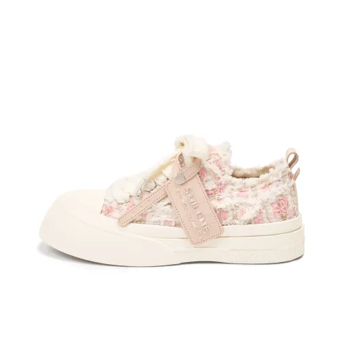 SMILEME визуально увеличивает рост Низкие кроссовки для скейтбординга Унисекс Розовые