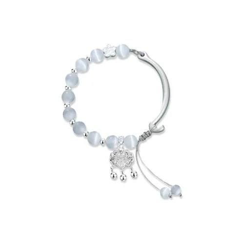 JOYDINNY Стекло Кошачий глаз Браслеты Женские