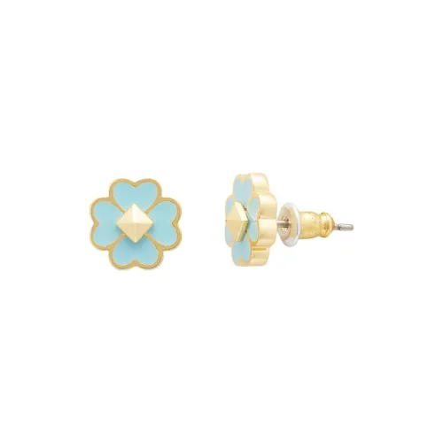 Kate Spade Copper Stud Earrings Women's Blue Kate Spade Медные серьги-гвоздики женские синие