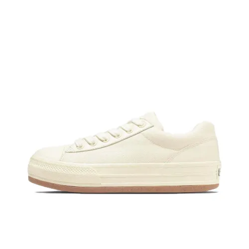 Конверс All Star Ⓡ Boarderstar O Abrasion Resistant Дышащий Низкий Топ Кеды Унисекс Бежевый Японская Версия