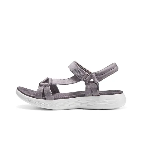 Skechers On The GO Fle Пляжные сандалии Женские Светло-серый