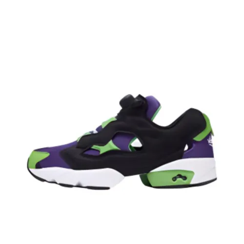 Reebok совместный бренд Instapump Fury Амортизация и Дышащий Низкий Топ Повседневные Беговые кроссовки Унисекс Черный Зеленый Фиолетовый