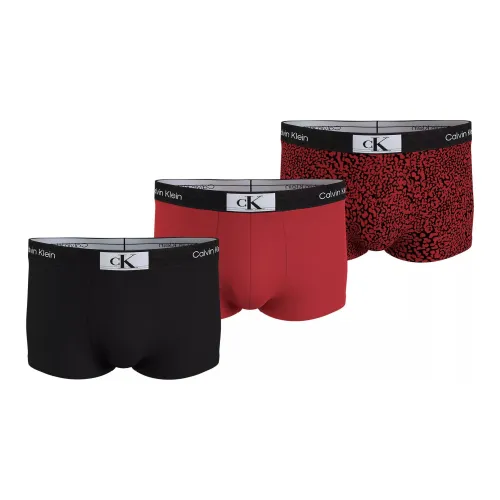 CK Calvin Klein LOW Стеганный шов Основная часть 3Пачка Трусы Европейская версия Мужской 3Пачка