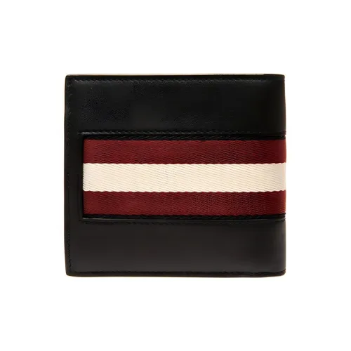 BALLY Кожа Монета Кошелек Мужской Черный